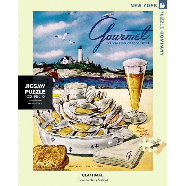 Gourmet, Pieczone małże , Henry Stahlhut (1000el.) - Sklep Art Puzzle